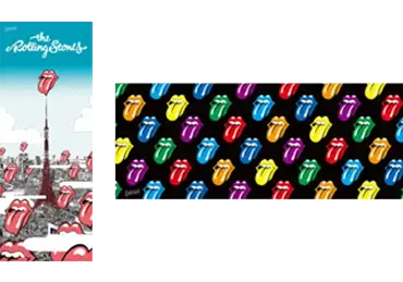 手ぬぐい × The Rolling Stones